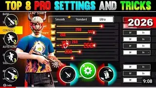 Free Fire Max Auto Headshot Trick 2026 Sensitivity | 2gb, 4gb, 6gb Ram Headshot Sensitivity Setting