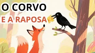 CONTOS INFANTIS NARRADOS EM PORTUGU&Ecirc;S | O Corvo e a Raposa