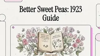 Commercial Sweet Pea Growing Explained (Historic Guide): Soil, Disease & Breeding