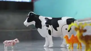 Milk Cow Toy/ Robot Cow Unboxing: Amazing toys cow/ Battery operated Milk Cow: Best toy for kids