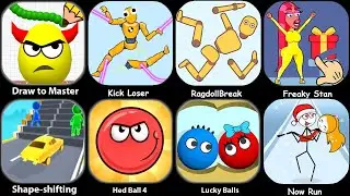 Draw To Smash,Kick Loser,Draw Puzzle,Ragdoll Break,Lucky balls,Snake Clash,Hide Ball,Sandwich Runner