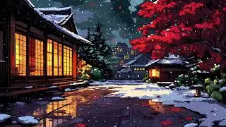 Quiet Rain ❄️ Lofi Winter Rainmaker ☔ Lofi Rain Music For Study / Work / Relax 🎶