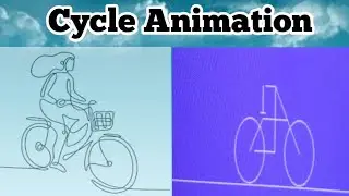 Moving a Cycle || C++ Animation Tutorial || C++Graphics Project