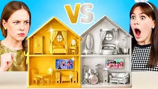 Construimos una Casa de Muñecas Increíble | Oro & Plata por PiPi Pop ESP