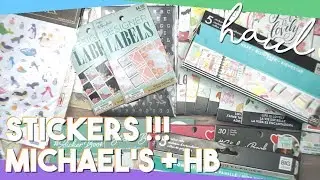 Planner Stickers Haul |  Michaels & Hobby Lobby