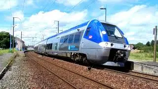 Trafic de trains SNCF en gare de Gièvres [28/06/2021]