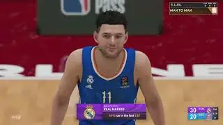 Real Madrid at FC Bayern (Euroleague) in NBA 2K22 #SimNation