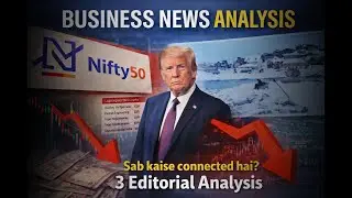 Why 70% of Indian Stocks Are Falling And Why Trump Wants Greenland | Business Newspaper Analysis