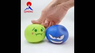 DIY emoji  slow rebound Anti stress Stretch toy   Custom Stress Ball #fidgettoys #stressball