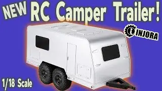 Tiny Trailer, Big Adventure: Injora Camper Trailer- Full TRX4M Trail Test!
