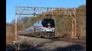 New York State Railfanning Along the Hudson River: Trains at Highlands, Poughkeepsie & Rhinebeck NY