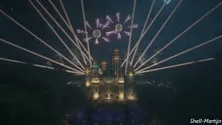 Vuurwerkshow Efteling Minecraft - 10 jaar Sprookjescraft server | Shell Martijn