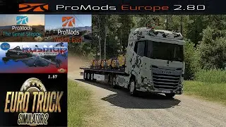 ETS2 1.57 Promods 2.80 Middle East and The Great Steppe With New Nordic Horizons DLC Part 10