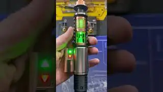 Luke Skywalker hilt #shorts #lightsaber #jedi #starwars #crystal #brass #mandalorian