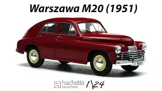 Warszawa M20 (1951)  Hachette Collection Scale 1:24 Diecast Model Car