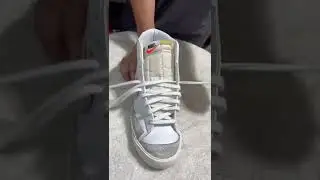 Nike Blazer Laces Tutorial ❗️ If you love shoe watch this&hellip;.