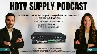 NTI E-16D-48VDP Large Enterprise Environment Monitoring System