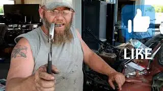 How to remove a broken bolt and a shop visitor. #repair #squarebody #build