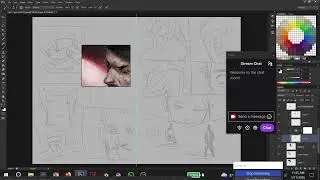Comic page Chill sketch stream