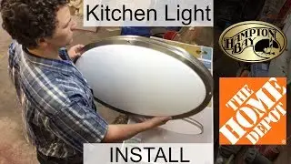 Replacing Fluorescent Kitchen Light with New LED Fixture