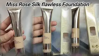 Miss rose silk flawless foundation 😍 | Miss rose silk flawless foundation review