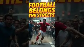 Cristiano Ronaldo Plays Street Football With Locals 😱⚽ | Football Belongs to the Streets 🔥