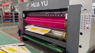 Amazing China flexo printing quality 5 colors printing slotting die cutting machine
