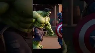 hulk vs captain America part 1 #shorts #aihulk #desihulk #hulk #ai