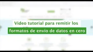 Tutorial: Remisi&oacute;n de Formatos de Env&iacute;o en cero - #FormatosdeEnv&iacute;o