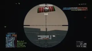 Battlefield 4 long range Sniping SR338 Gameplay