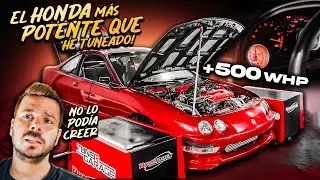 EL HONDA MÁS POTENTE QUE HE TUNEADO!! Proyecto Acura INTEGRA BIG TURBO - B18C Forjado DA MUCHO PODER
