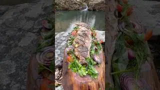 &Ccedil;AMURDA SAZAN BALIĞI PİŞİRME ? - Cooking Fish in primitive mud 🐟