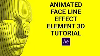 Face Line - After Effects Element 3D Tutorial | Project File