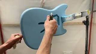 Tips on Avoiding Tiny Particles of Dust and Contaminants When Spraying a Guitars Lacquer Clear Coat