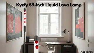 Giant 59-Inch Liquid Motion Lamp! Relaxing Magma Lamp Review & Demo