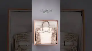 The rarest Birkin&hellip;the Himalaya 😍 available now at Bagista! #birkin #hermes #himalaya #crocbirkin