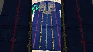 Kantha stitch pure cotton punjabi... Booking contact 8350076695