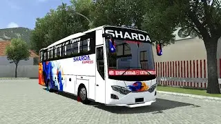 New nepali  Sharda express bus skin