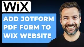 Как добавить PDF-форму Jotform на свой сайт Wix (руководство 2025 г.)