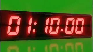 Intense 2 Minute Timer Green Screen VFX Overlay for Action Sequences
