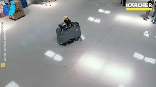 KARCHER RIDE-ON SCRUBBER DRIER B 150 R DOSE -  INDUSTRIAL