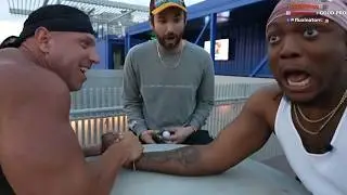 YourRAGE Tries to Arm Wrestle Knut