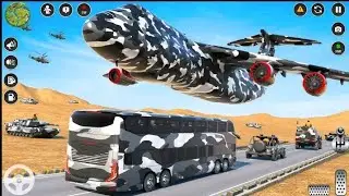 Real Army Bus Simulator 2023 💫 || Army Bus Gameplay || Bus Driving