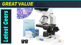 Omax Binocular Compound Lab Microscope: Best Microscope for Students and Professionals