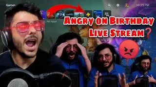 CarryMinati Got Angry on his BIRTHDAY Live Stream😡 | Why?