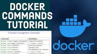 Docker Commands Tutorial | Docker version,  search,  pull,  run,  ps,  stop,  restart,  kill ...