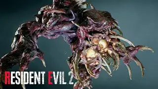 Boss Fight G-Birkin Stage 4 | Hardcore Mode (no damage) | Claire | Resident evil 2 Remake 2019