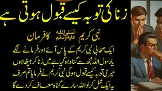 Zina Ki Tauba Kese Qabuol Hoti Ha Nabi saw ne farmaya zina ki saza | arz ki mje se zina ho gya ha