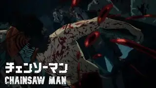 Chainsaw man slaughter and laughing scene | chainsaw man episode 1 [ NO SUB]