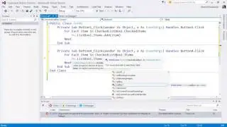 7.  أداة قائمة الاختيارات CheckedListBox Control